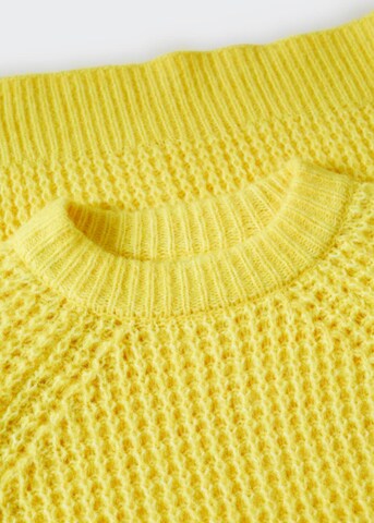 MANGO Sweter 'Cleo' w kolorze żółty