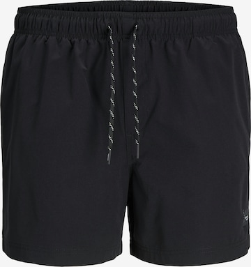 JACK & JONES - Bermudas 'JPSTMaui' en negro: frente