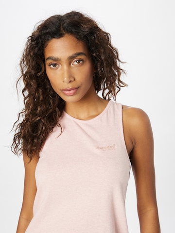 Superdry - Top em rosa