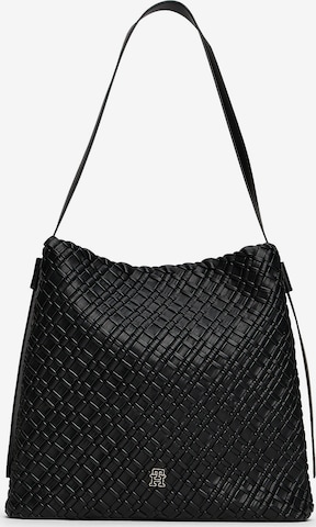 TOMMY HILFIGER Shopper in Zwart: voorkant
