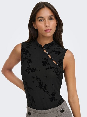 Top 'FLORA ' di JDY in nero