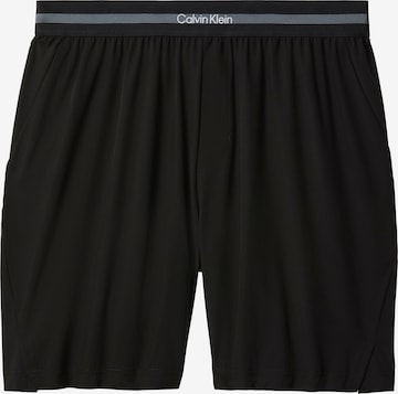 Regular Pantalon de sport Calvin Klein Sport en noir : devant