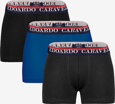 Edoardo Caravella Boxershorts in blau / rot / schwarz / weiß, Produktansicht