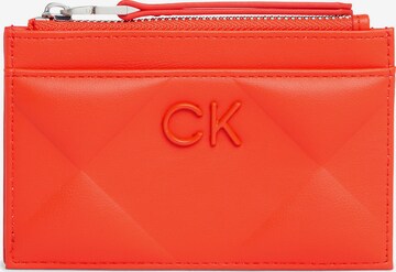 Astuccio di Calvin Klein in arancione: frontale