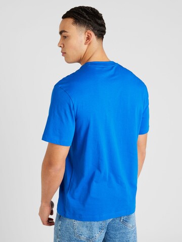 HUGO T-Shirt 'Nico' in Blau