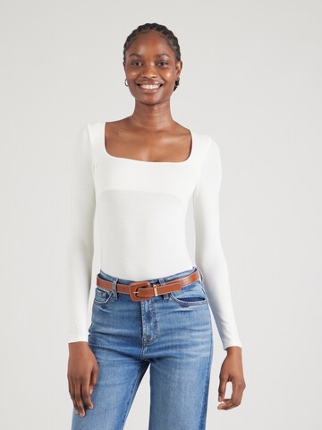 Shirtbody Miss Selfridge en beige : devant