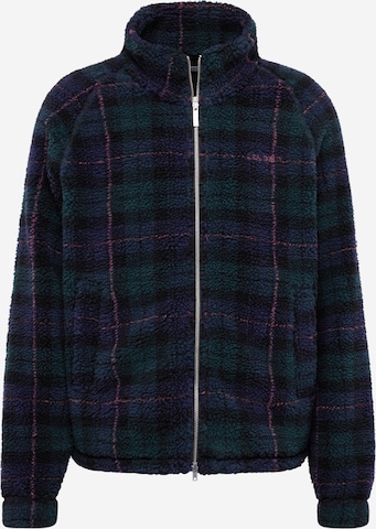 Les Deux Fleece Jacket 'Ren' in Green: front