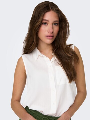 ONLY - Blusa 'SECOND' em branco