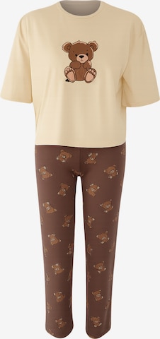 Trendyol Pyjama värissä beige: etupuoli
