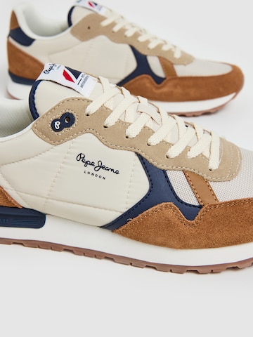Pepe Jeans - Zapatillas deportivas bajas 'Brit' en marrón