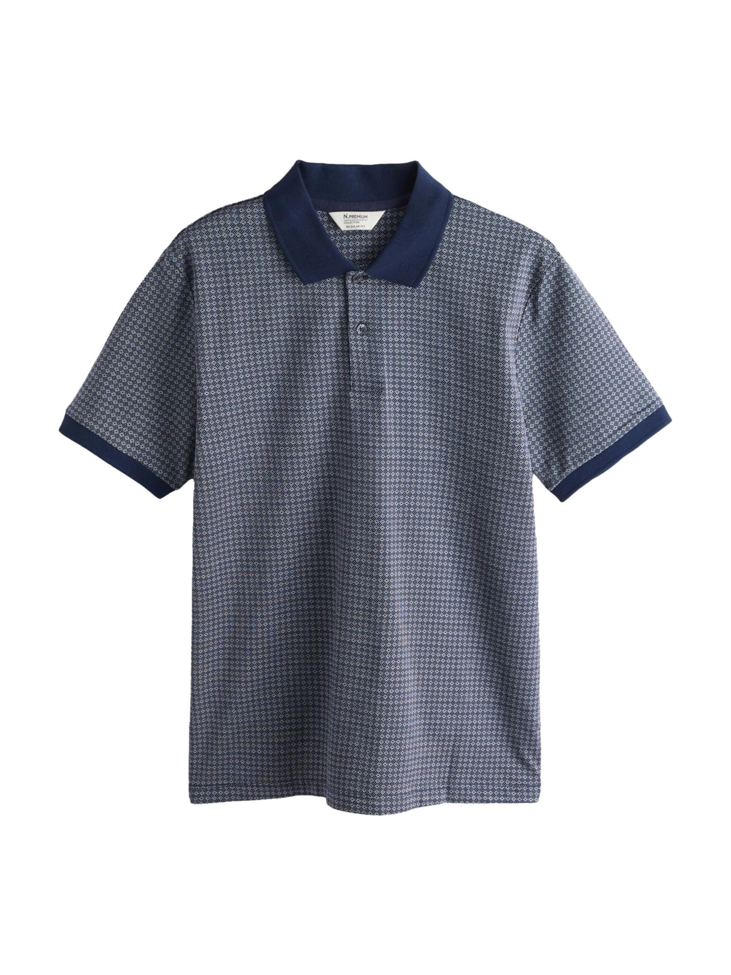 Next Shirt in Blue: front