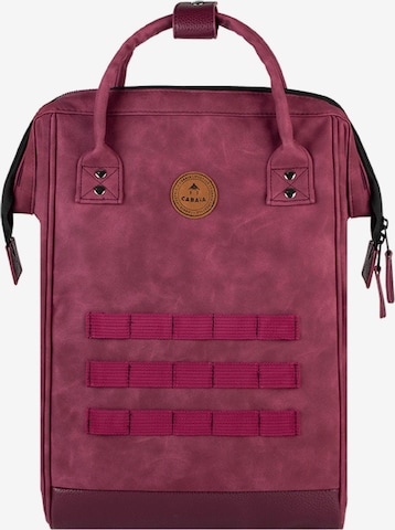 Cabaia Backpack in Red: front