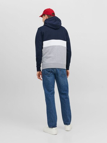 Felpa 'JJEReid' di JACK & JONES in blu