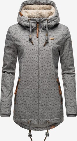 Ragwear Performance Jacket 'Zuzka' in Grey: front