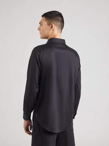 Regular fit Camicia di ARMANI EXCHANGE in nero
