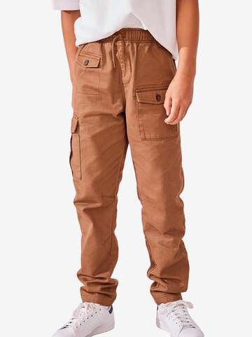 Next Regular Trousers in Brown: front