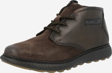 bugatti Lace-Up Boots 'Pramo' in Grey: front