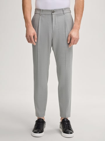Coupe slim Pantalon à plis 'Lester' JOOP! en gris : devant