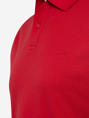 s.Oliver Men Big Sizes Poloshirt in Rot