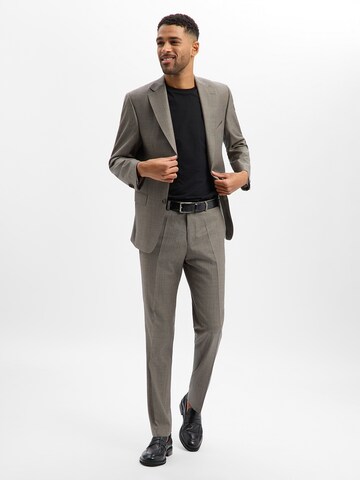 CARL GROSS Slim fit Suit Jacket 'Steven' in Brown