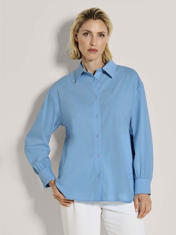 Chemisier MADELEINE en bleu : devant