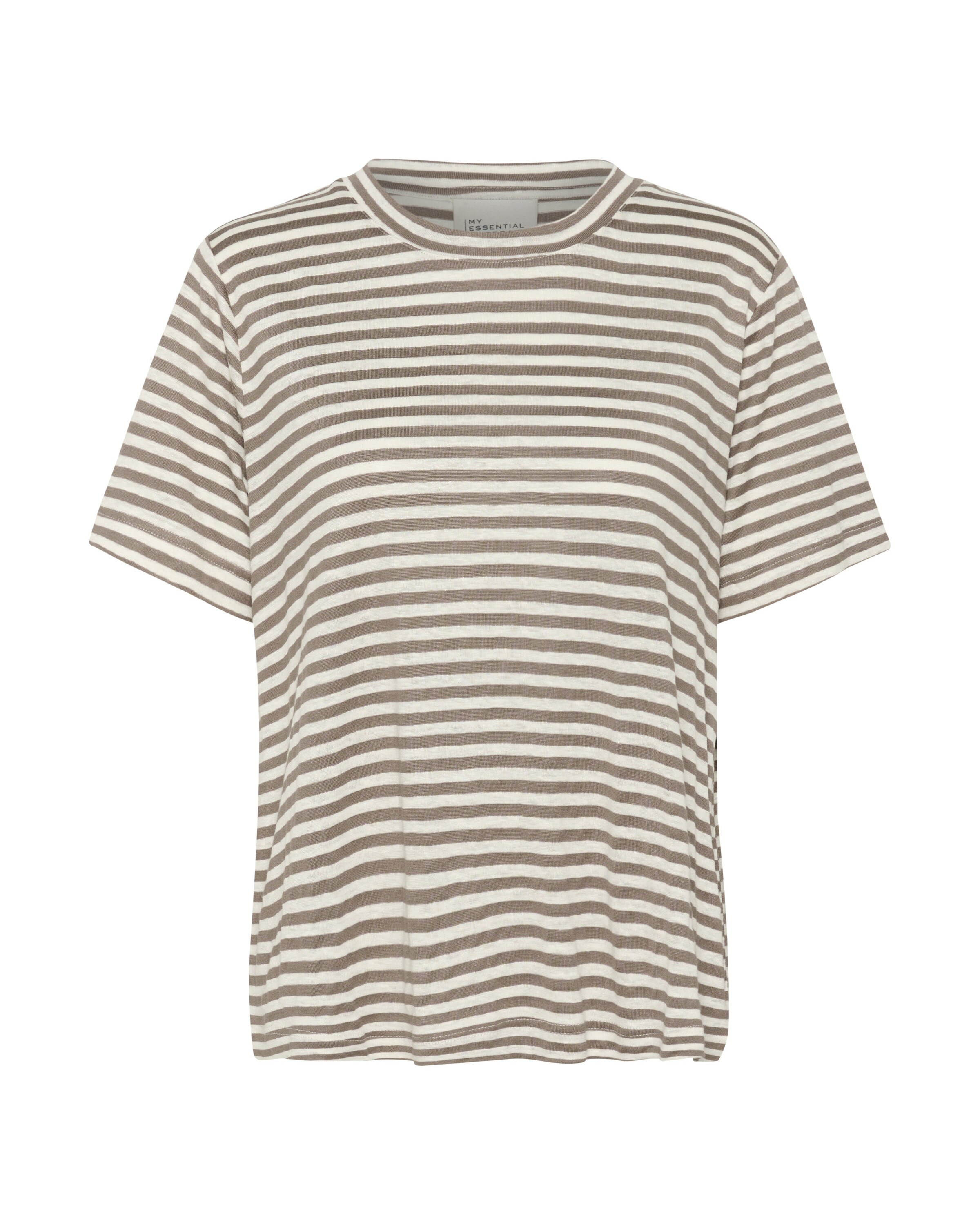 My Essential Wardrobe Shirts 'Lisa' i brun: forside