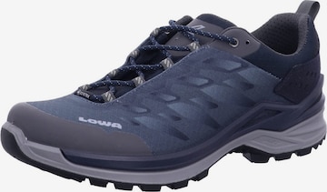 LOWA Flats in Blue: front