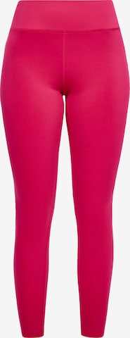 Skinny Pantalon de sport faina Athlsr en rose : devant