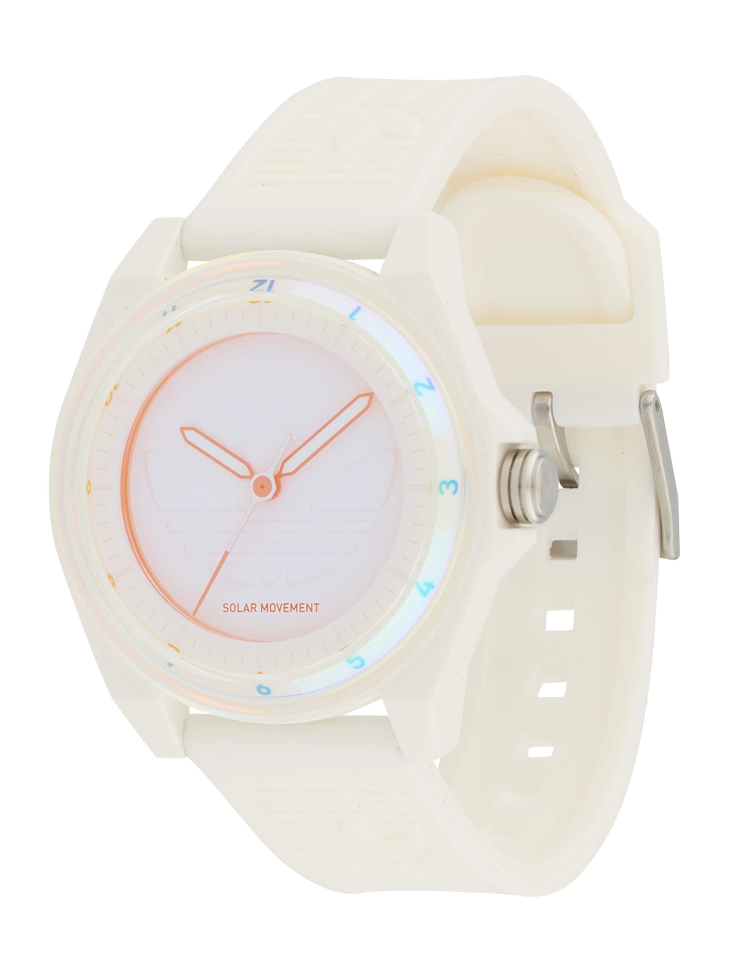 balta ADIDAS ORIGINALS Analoginis (įprasto dizaino) laikrodis 'PROJECT FOUR SOLAR': priekis