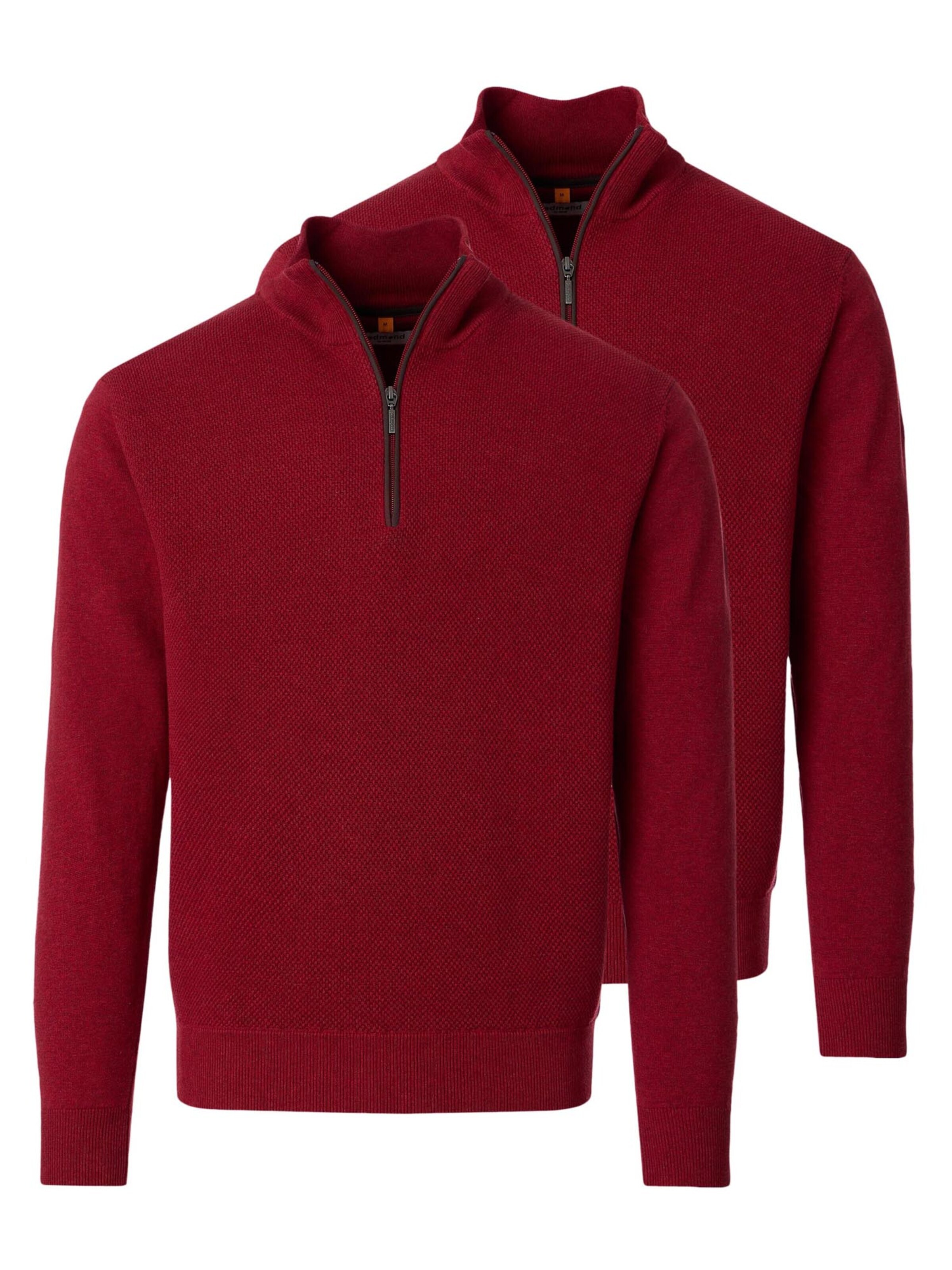 redmond Sweater 'Basic' in Red: front