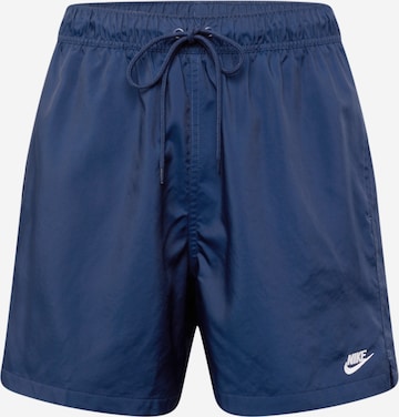 Nike Sportswear Штаны 'Club' в Синий: спереди