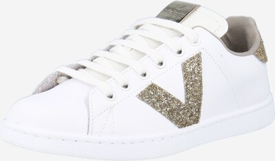 VICTORIA Sneaker in gold / weiß, Produktansicht