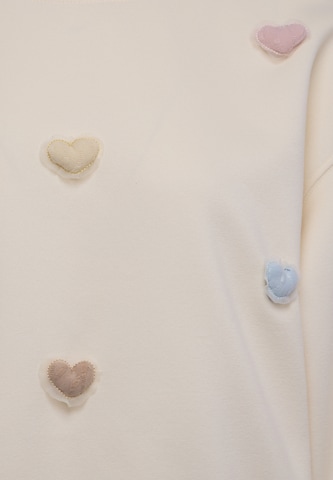 MYMO Sweatshirt 'Pop' in Beige