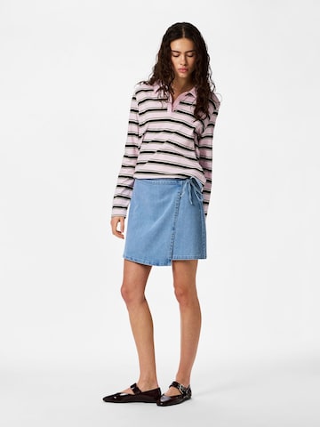 PIECES Nederdel 'PCFLora' i blå
