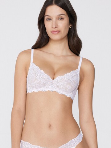 Tezenis Balconette Bra 'Paris' in White: front