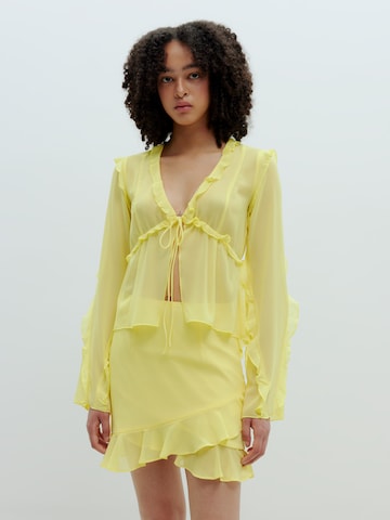 EDITED Blouse 'Ingrid' in Yellow: front