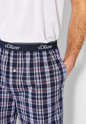 Pantaloncini da pigiama di s.Oliver in blu
