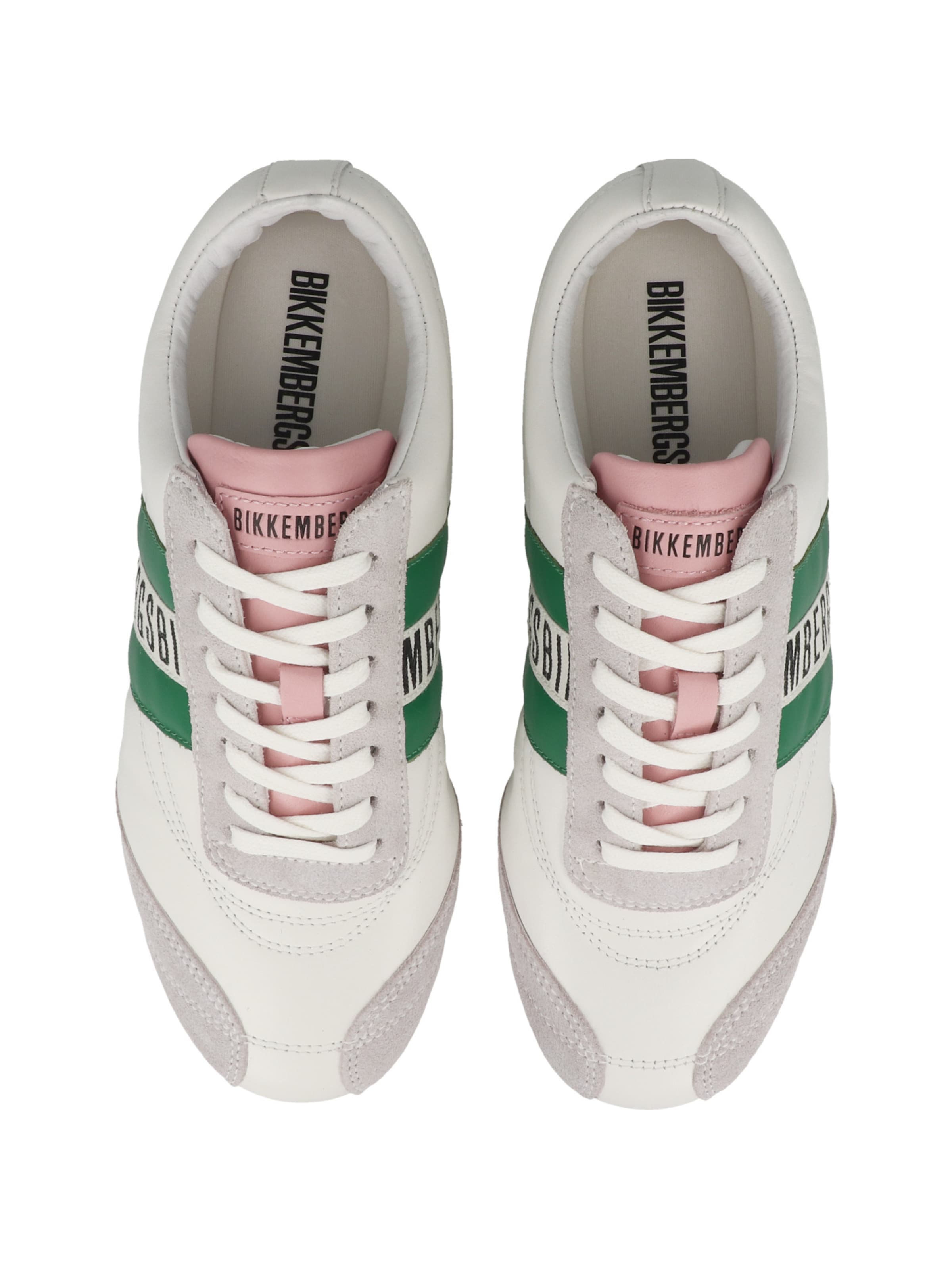 BIKKEMBERGS Platform trainers 'Soccer' in White