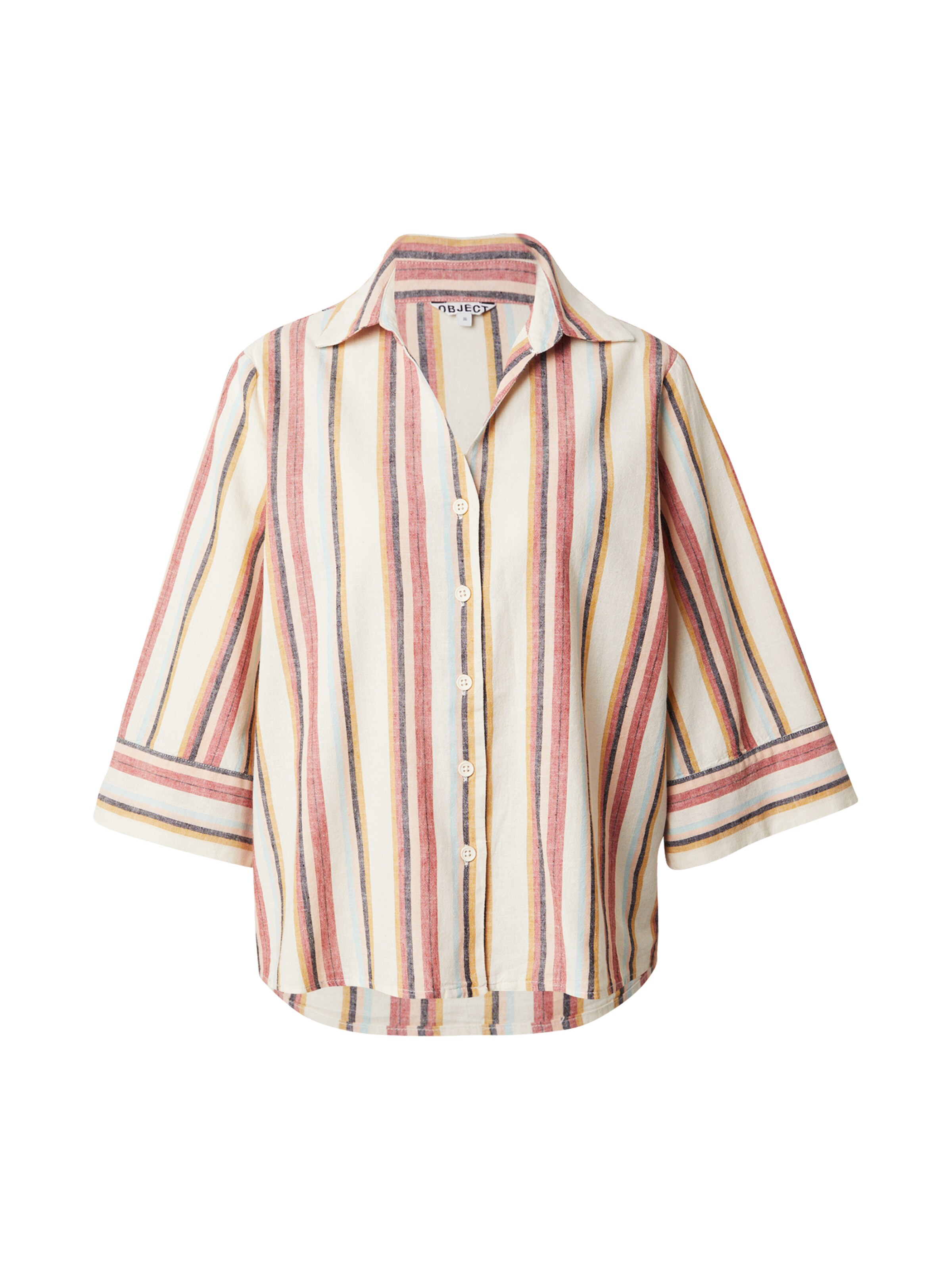 OBJECT - Blusa 'OBJKAREN LO' em bege: frente