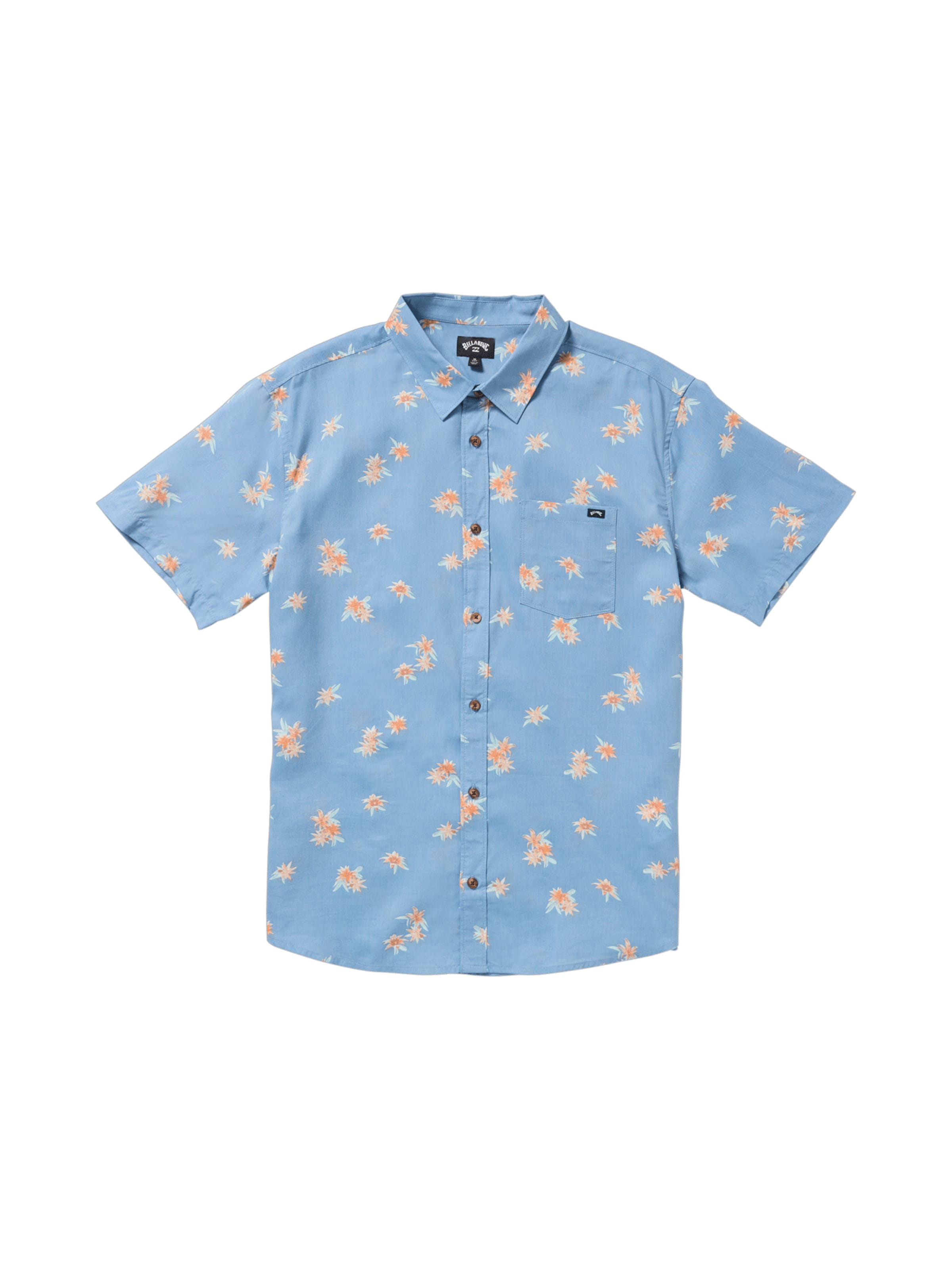 BILLABONG Comfort Fit Hemd 'Sundays' in Blau: Vorderseite