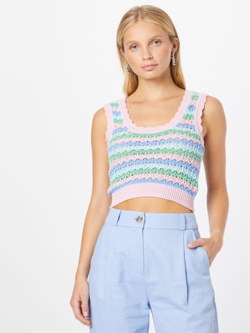Cotton On Knitted Top in Pink: front