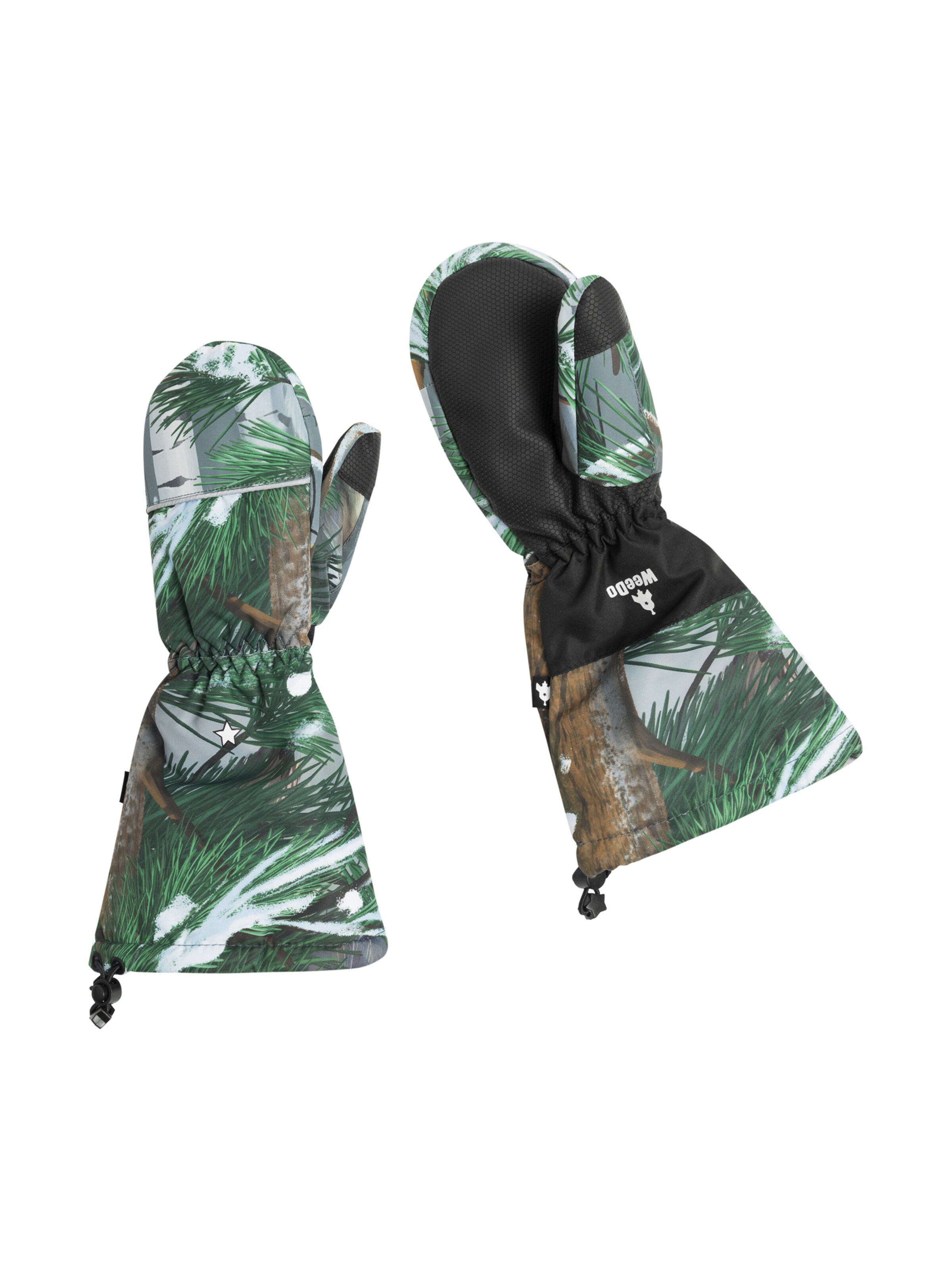 WeeDo Handsker 'COSMO WOODS' i grøn: forside