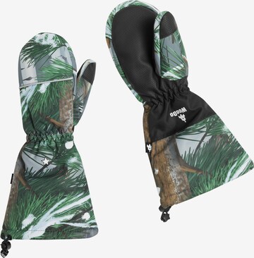 WeeDo Handschoenen 'COSMO WOODS' in Groen: voorkant