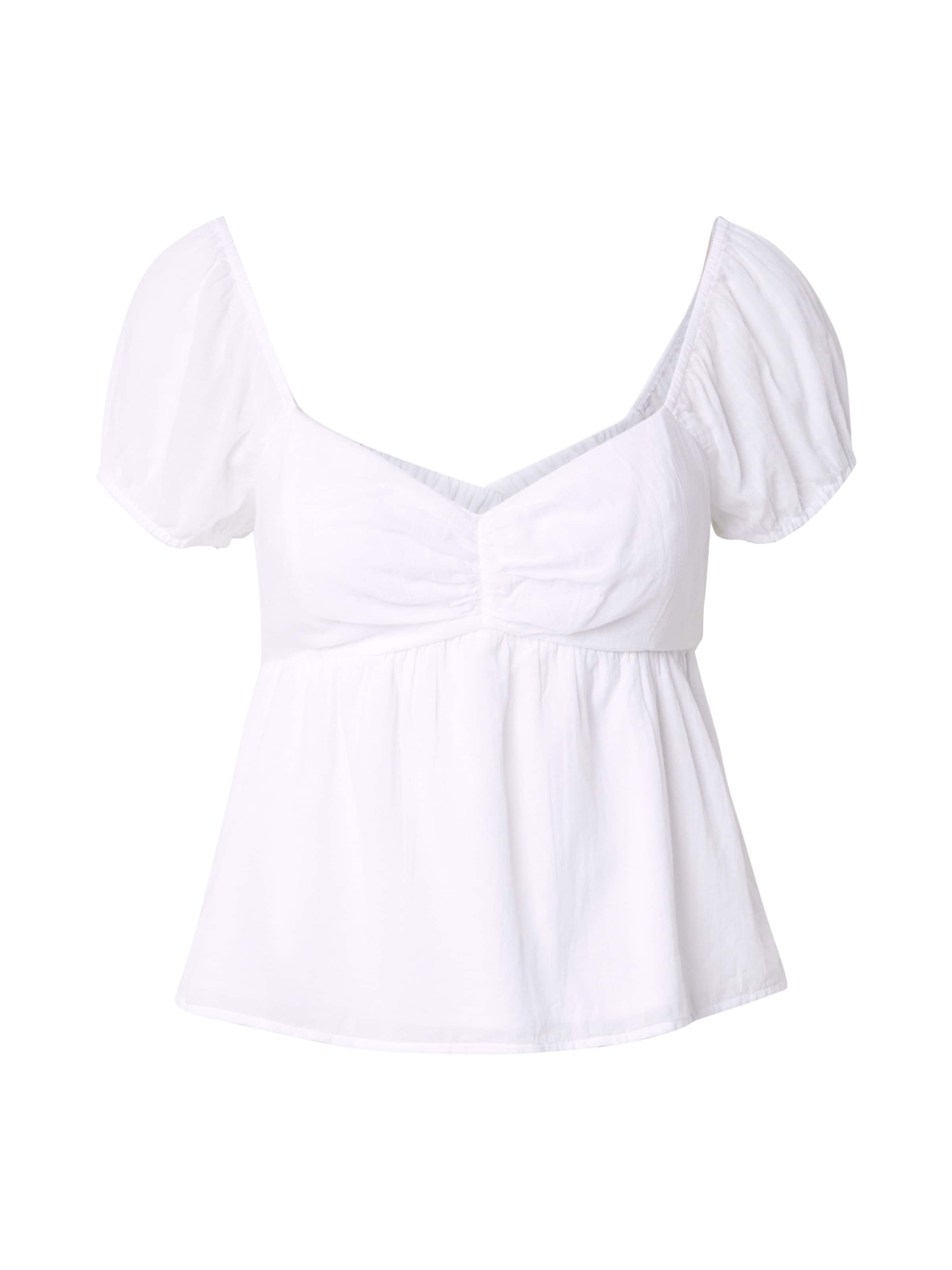 balts HOLLISTER Blūze: no priekšpuses