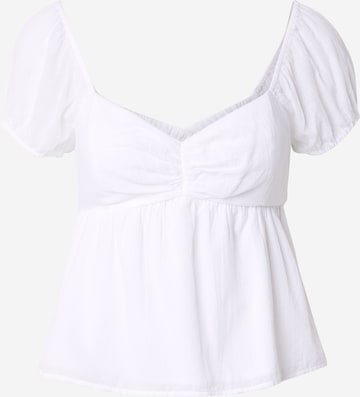 HOLLISTERBluza - bijela boja: prednji dio
