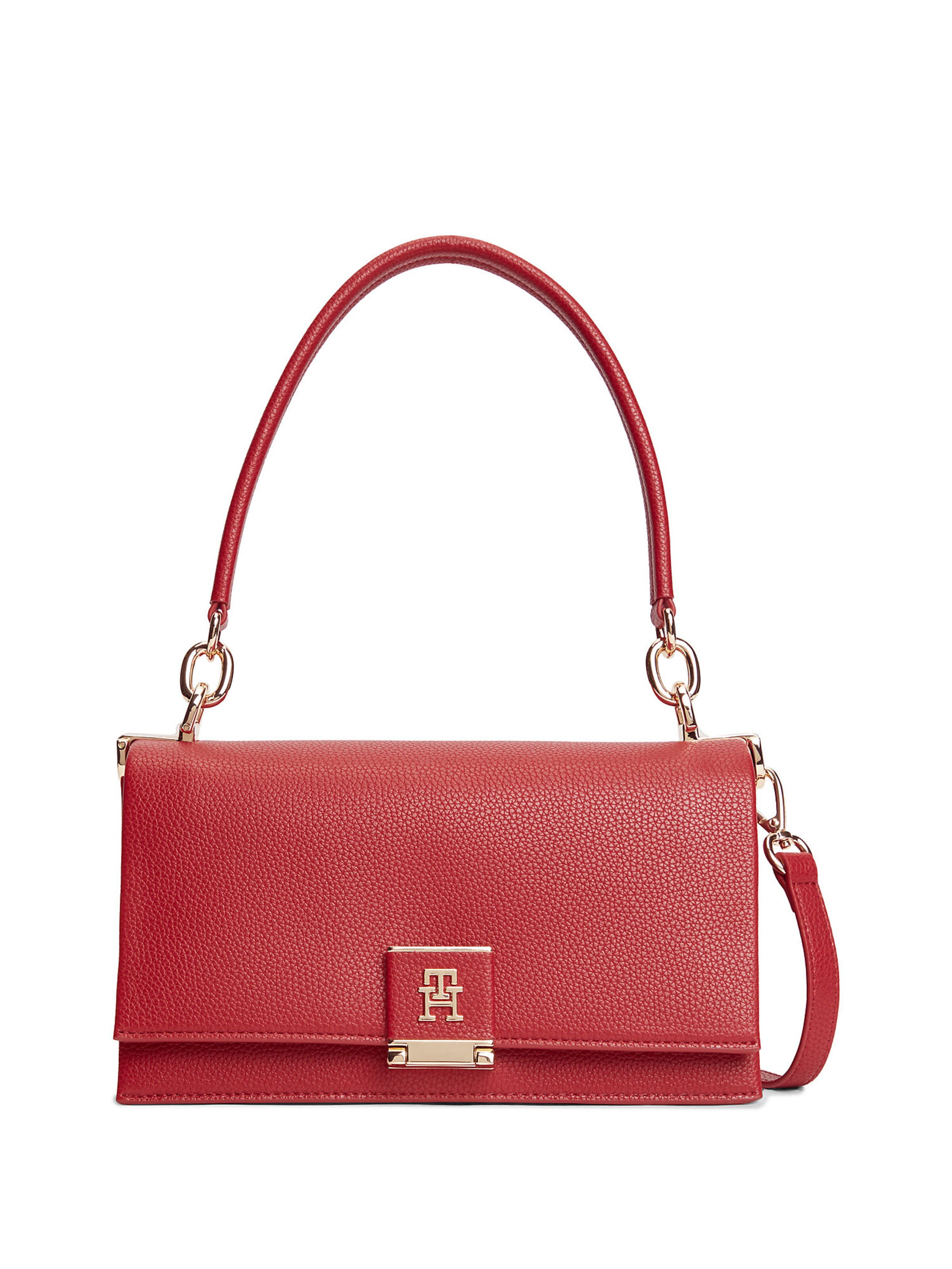 TOMMY HILFIGER Shoulder bag in Red: front