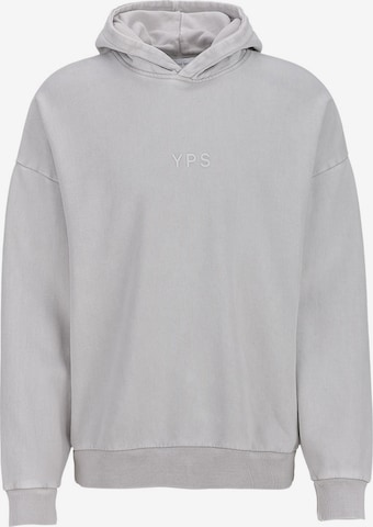 Young Poets Sweatshirt 'Danis' in Grijs: voorkant