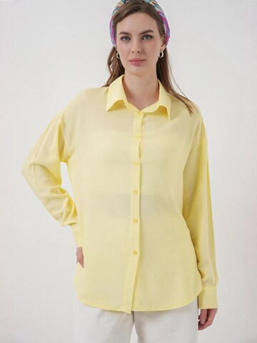 Chemisier Bigdart en jaune : devant