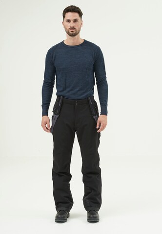 Whistler Regular Workout Pants 'GIPPSLANG' in Black