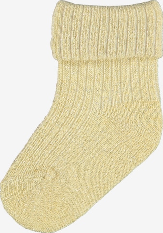 NAME IT - Calcetines 'HUXELY' en amarillo: frente